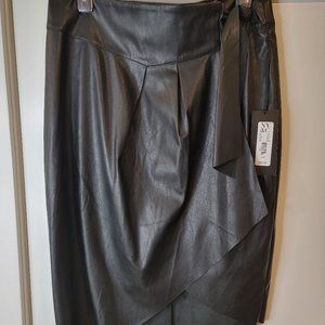 Vegan Leather Skirt